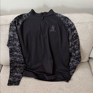 FootJoy Black and Gray Camouflage Men's Jacket
